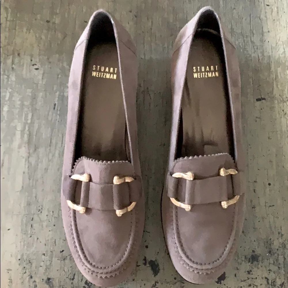 NWOB STUART WEITZMAN Mandarin Platform Loafer